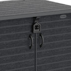 Duramax StoreAway Cedargrain Plastic Garden Storage Box - 850L - Grey