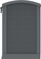 Duramax StoreAway Cedargrain Plastic Garden Storage Box - 1200L Arc Lid - Grey