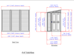 Duramax Side Mate Plus - 4ft x 8ft Plastic Garden Shed in Grey