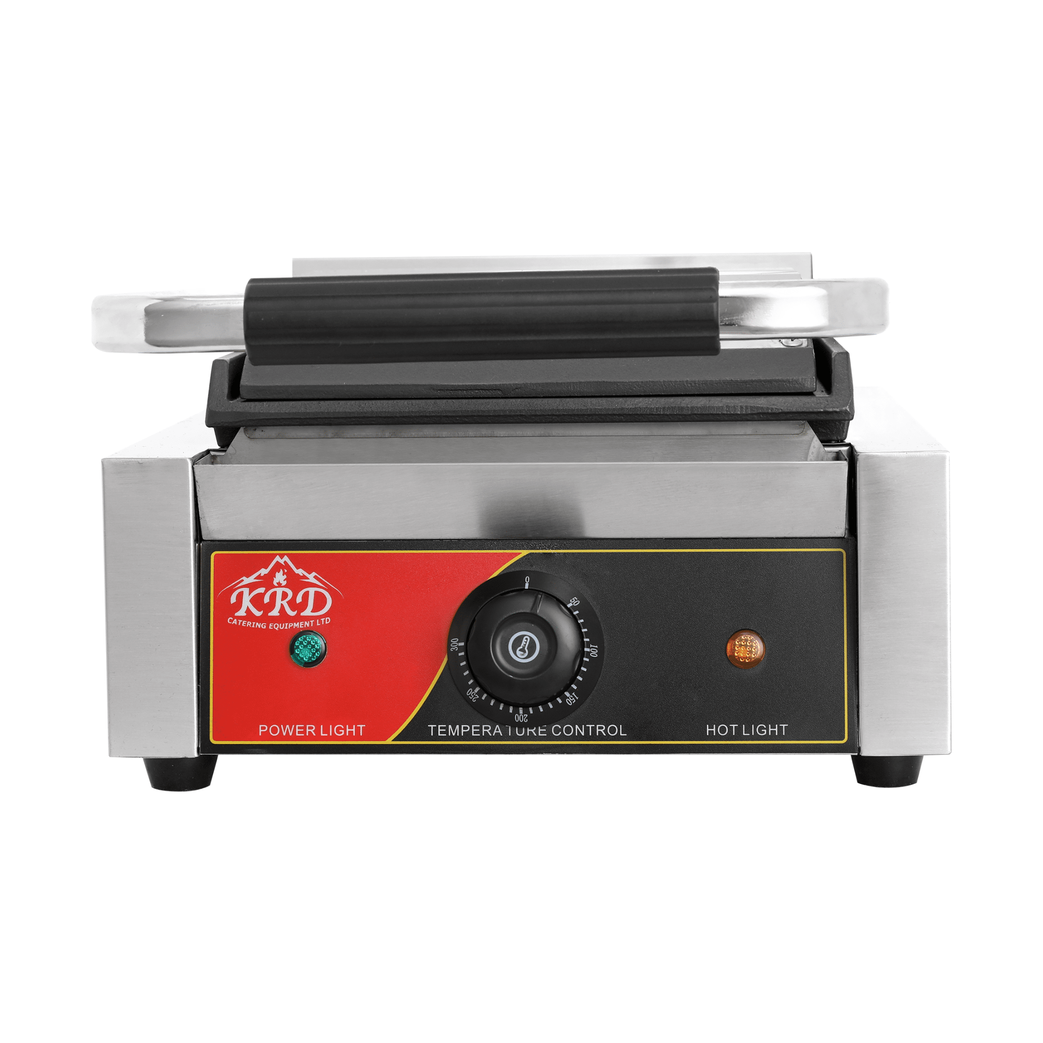 KRD Panini Grill Single Smooth Plates 1.8kW KEG-811B